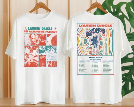 Lauren Daigle Graphic Shirt, The Kaleidoscope Tour 2024 Lauren Daigle Shirt