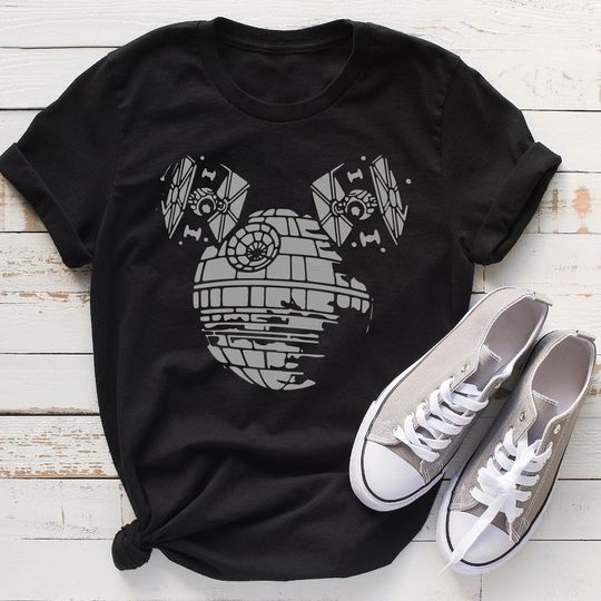 Mickey Death Star, Star Wars Shirt, Disney World Shirt, Star Wars Vintage shirt, Star Wars Gift, Disney Man Shirt