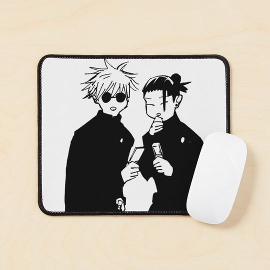 Gojo and Geto Cute satosugu Mouse Pad