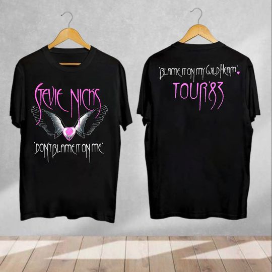Vintage 1983 Stevie Nicks Don't Blame It On Me Tour T-Shirt, Stevie Nicks