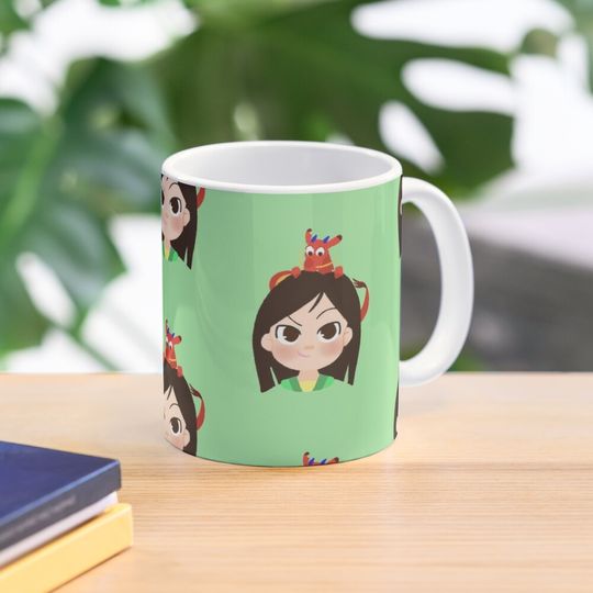Mulan and Mushu Coffee Mug, Disney Mug