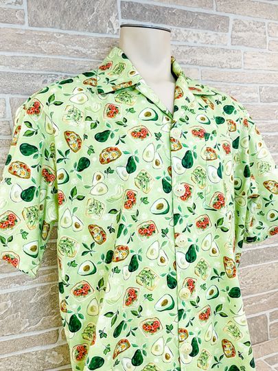 Cute Avocado Hawaiian Shirt, Beach Shirt