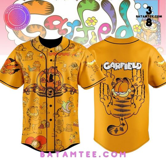 Garfield Cat Baseball Jersey