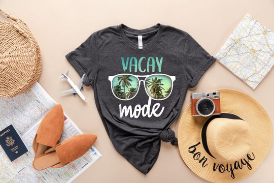 Vacay Mode Shirt, Vacation Shirt, Vacay Mode, Camping Shirt, Travel Shirt