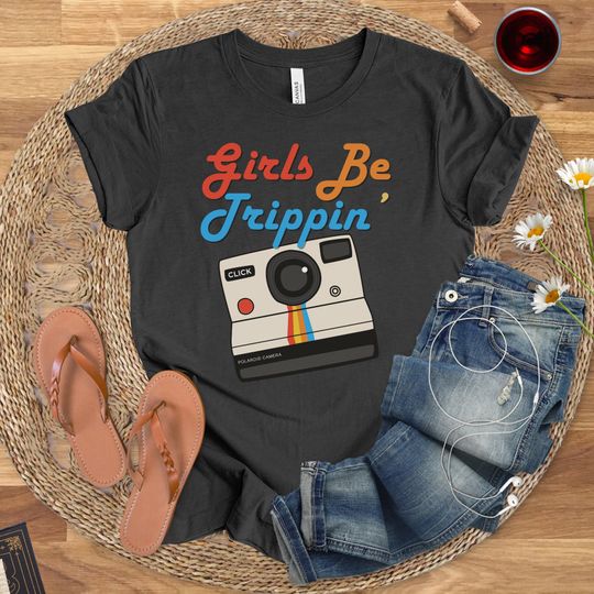 We Be Trippin, Retro Polaroid Trip T-shirt, Cute Family Road Tripping Shirt