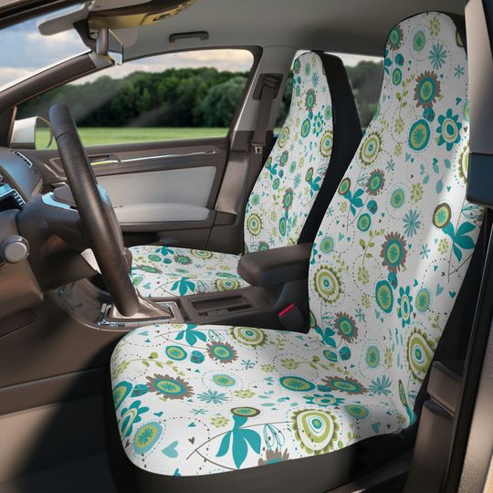 Spring Floral pattern Car Seat Covers