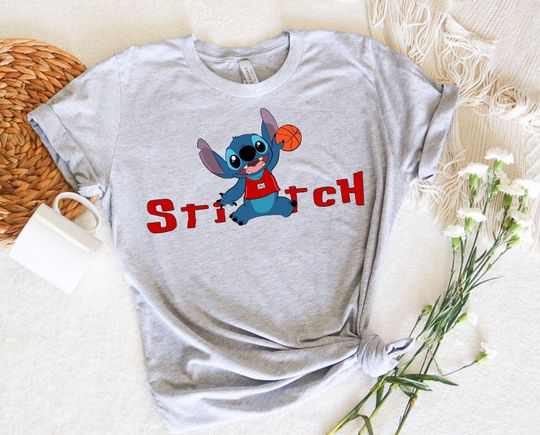 Stitch Jordan Shirt, Stitch Basketball Funny Shirt, Disney Sports