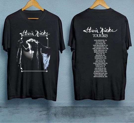 Stevie Nicks 2023 Tour T-Shirt, Stevie Nicks Tour 2023 Live in Concert Shirt