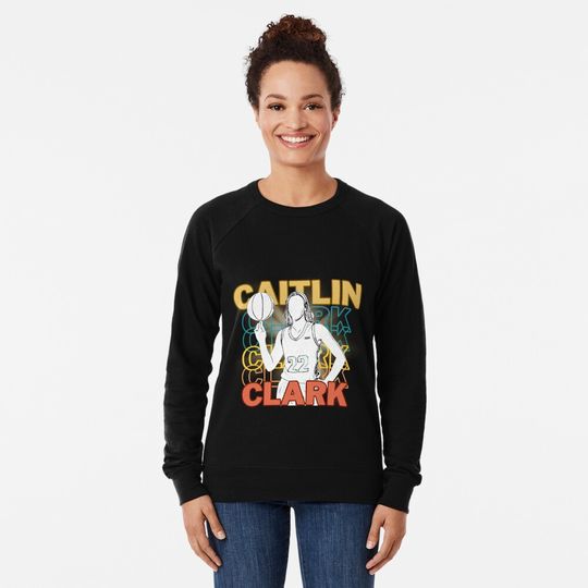 Basketball Caitlin Clark Illustration Sweatshirt
