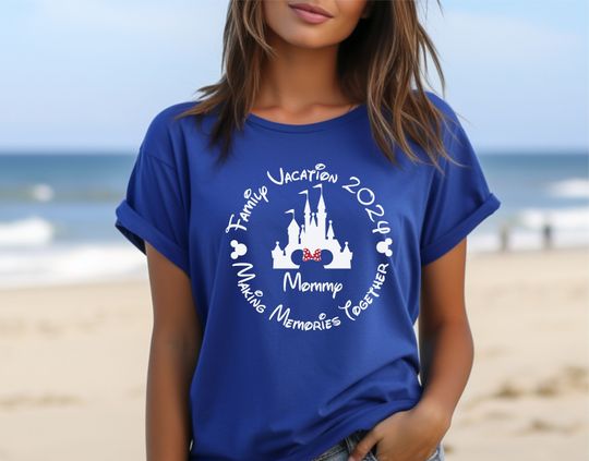 Disney Minnie Shirt, Custom Disney Family Trip Shirt