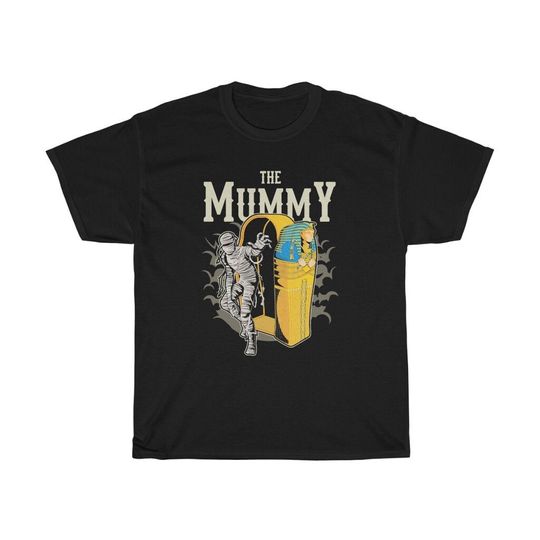 The Mummy T-shirt, Vintage Retro Style Design, Horror Movie, Pop Culture