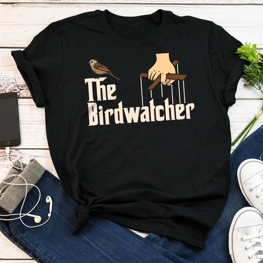 The Birdwatcher Shirt, Bird Lover Gift, Birding T-shirt