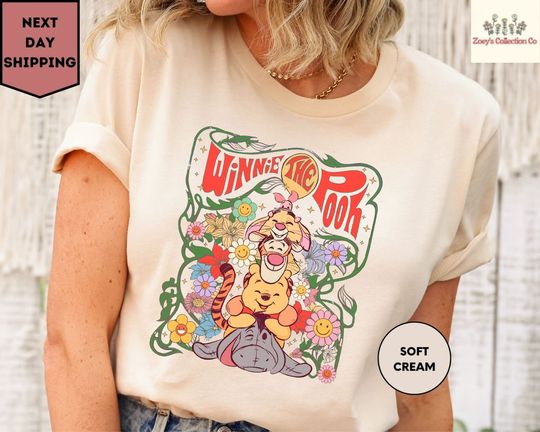 Retro Winnie The Pooh And Friends Shirt, Disney Winnie The Pooh Shirt