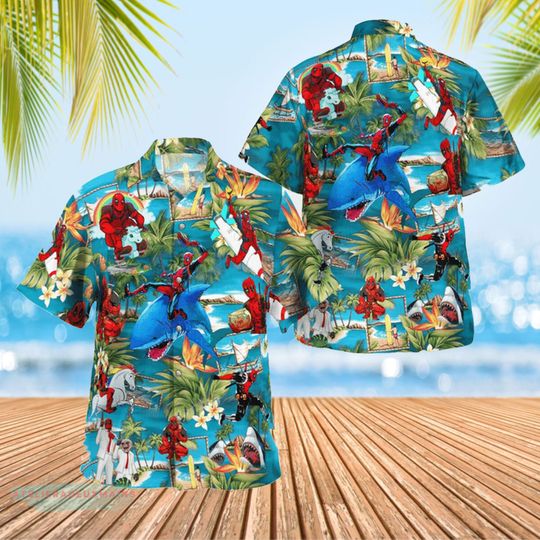 Deadpool Have Fun At The Beach Hawaiian Shirt
