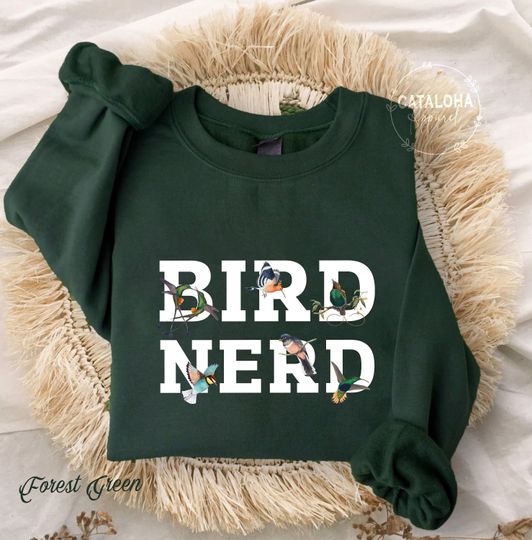 Bird Nerd Sweatshirt, Bird Sweatshirt, Gift for Bird Nerd, Gift for Bird Lover