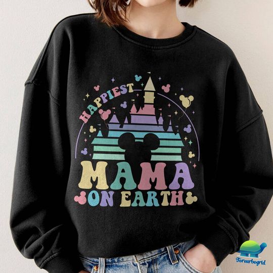 Disney Happiest Mama On Earth Sweatshirt