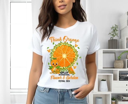 Disney Orange Bird Shirt, Epcot Flower Garden Festival Shirt