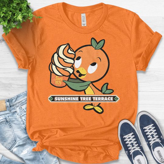 Disney Orange Bird T Shirt, Orange Bird Citrus Swirl, Sunshine Tree Terrace