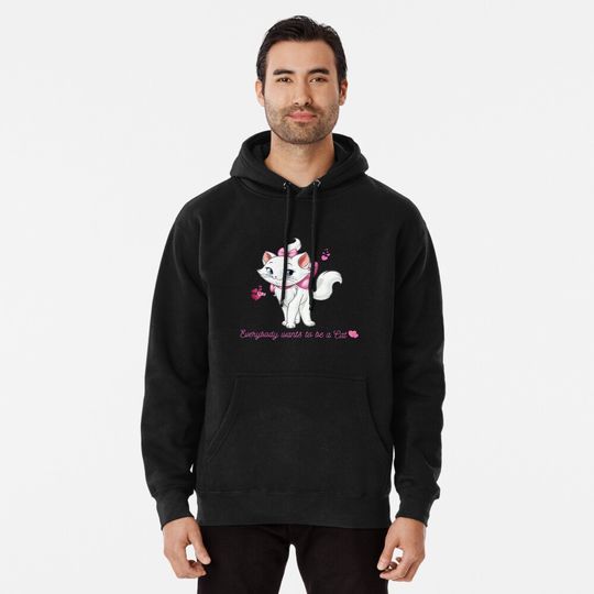Marie The Aristocats Pullover Hoodie