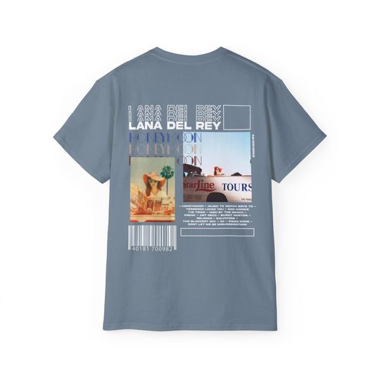 Honeymoon Infographic T--shirt / Lana del rey merch / lana albums / music lover gift / lana del rey