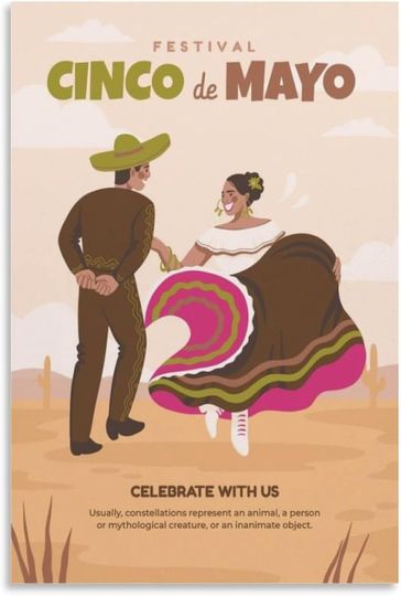 Mexican Festival Cinco De Mayo Art Poster