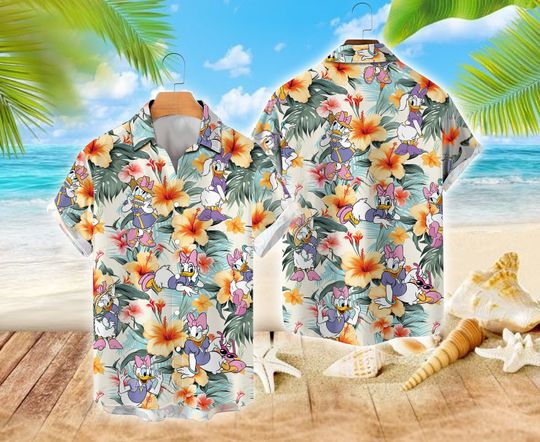 Ddisneyland Beach Shirt Ddisney Daisy Duck Family Summer Vacation Matching