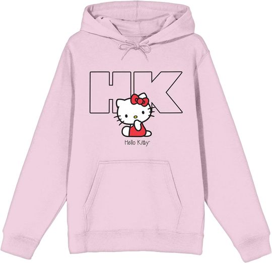 Hello Kitty  Cradle Pink Adult Hooded Hoodie
