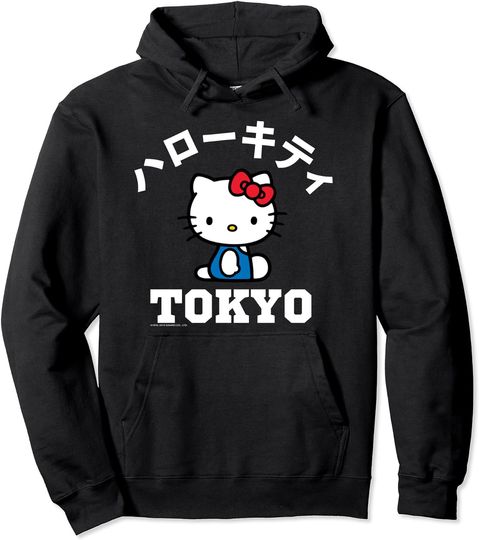 Hello Kitty Tokyo Logo Hoodie Pullover Hoodie