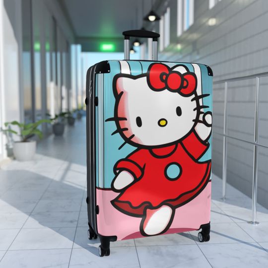 Miss Kitty Says Hello Dancing Suitcase