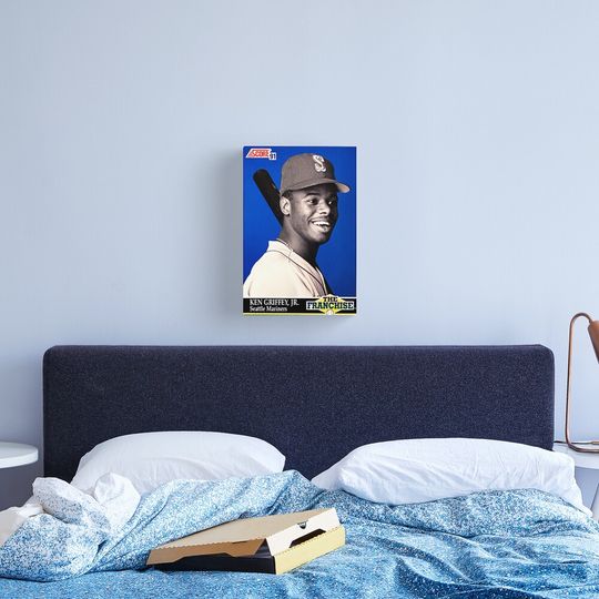 Ken Griffey Jr Canvas, Gift for baseball fan