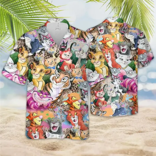 Disney Characters Summer Hawaiian Shirt