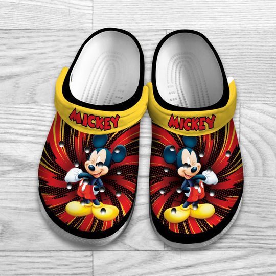 Mickey Mouse Clogs Shoes, Gift For Kids, Gift For Her, Mother Day Gift