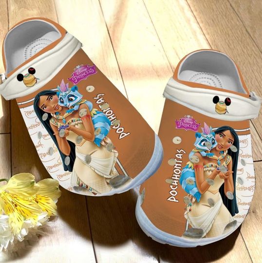 Pocahontas Clogs Shoes, Gift For Kids, Gift For Her