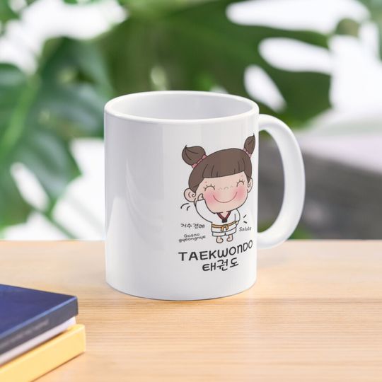 Taekwondo girl - salute Coffee Mug