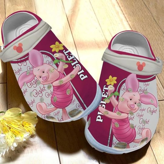 Piglet Clogs Shoes, Disney Clogs, Gift For Kids, Gift For Her, Mother Day Gift
