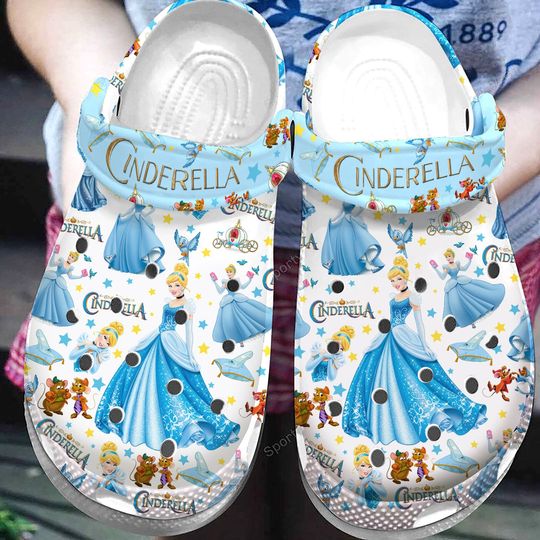 Cinde Clogs Shoes, Disney Clogs, Gift For Kids, Gift For Her, Mother Day Gift
