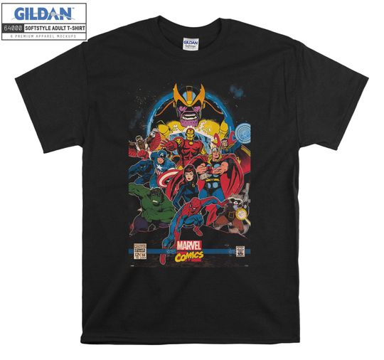 Marvel Comics Super Heroes Poster T-shirt Hoodie