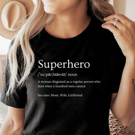 T-shirt for Her, Superhero Diction Definition, Funny