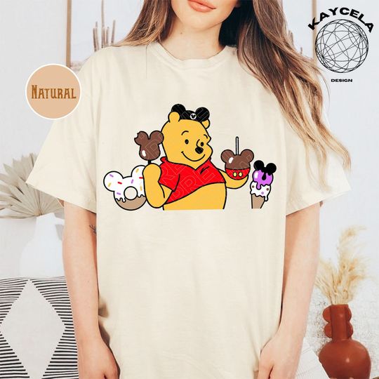 Disney Pooh Bear Snacks Shirt, Disney Winnie The Pooh Shirt
