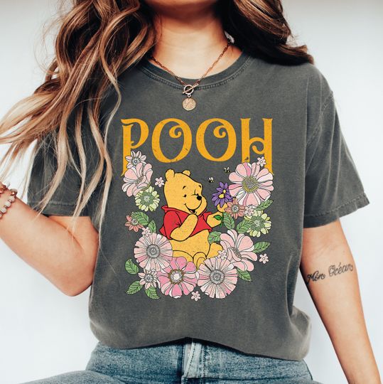 Retro Pooh Vintage Style Vintage Style Winnie the Pooh Shirt Shirts