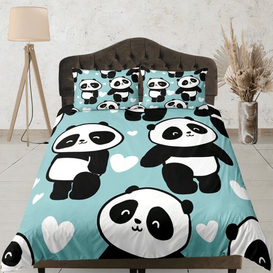 Cute Panda Bear Rainbow, Panda Lovers Gift