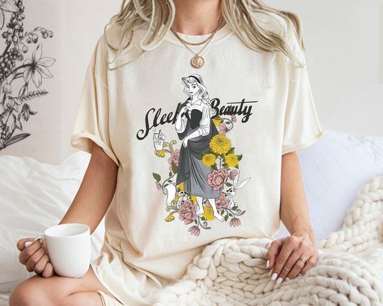 Vintage Sleeping Beauty Shirt, Disney Princess Aurora Shirt
