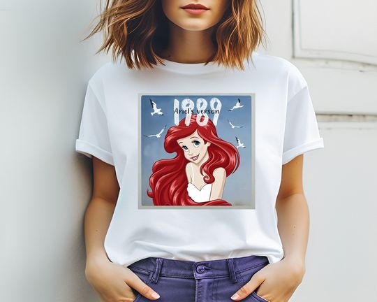Disney 1989 Ariel's Version Shirt, 1989 Little Mermaid Shirt, Disney Ariel Shirt