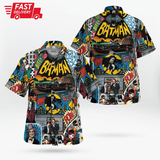 Batman Superheroes Characters Lovers Hawaiian Shirt