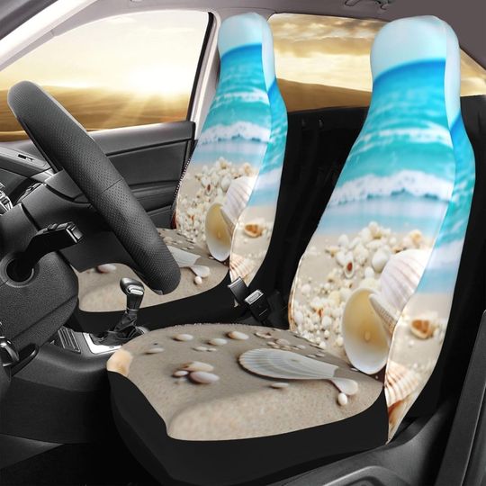 Beachy Car Seat Cover, Car Decor Ocean Style