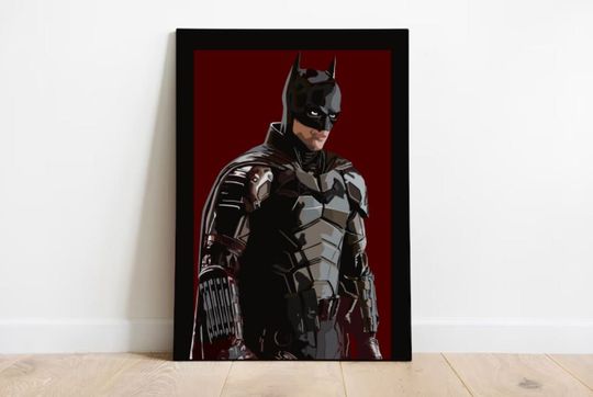 The Batman Poster, Movie Poster, Superhero Poster, Comic Book Poster