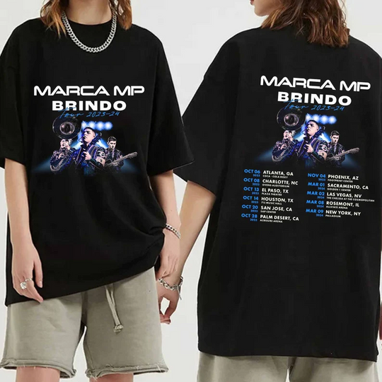 Marca MP Brindo Tour 2023 2024 Double Sided Shirt