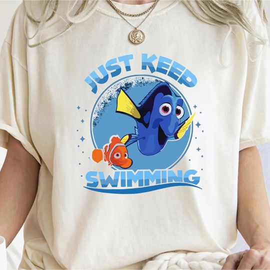 Finding Nemo Just Keep Swimming Tshirt