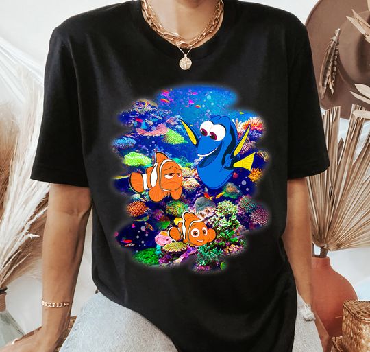 Finding Dory Nemo Rainbow T-Shirt, Family Matching Shirts