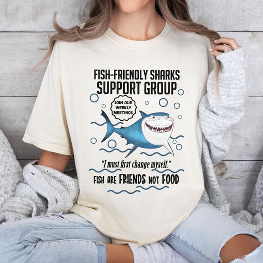Finding Nemo - Shark Support Group Shirt